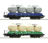 Roco 77003 - H0 - 2-tlg. Silowagen-Set, Uacs, ZSSK, Ep. VI